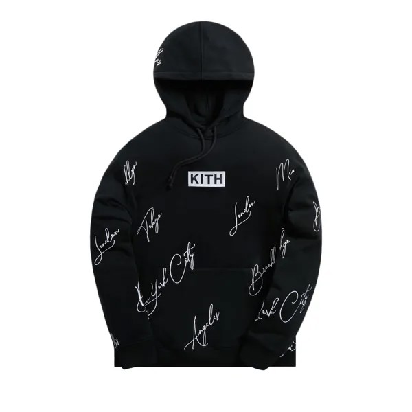 Толстовка Kith City Script, цвет Черный