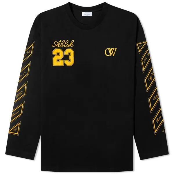 Лонгслив Off-White 23 Abloh, черный/золотой