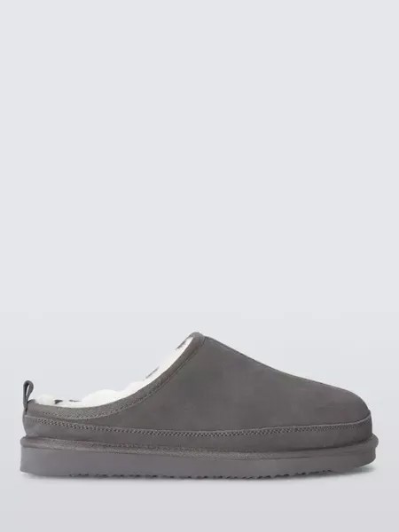 Тапочки John Lewis Sheepskin Clog, серый