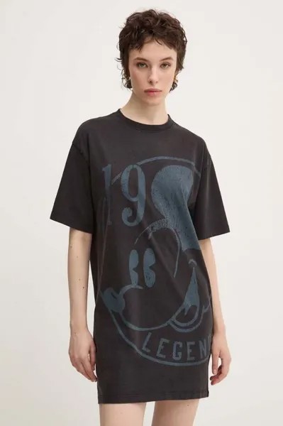19-Хлопковое платье MICKEY x Disney Desigual, серый