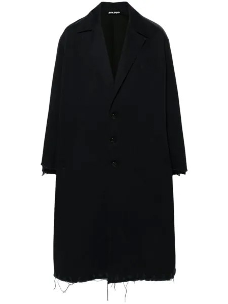 Palm Angels однобортное пальто, синий
