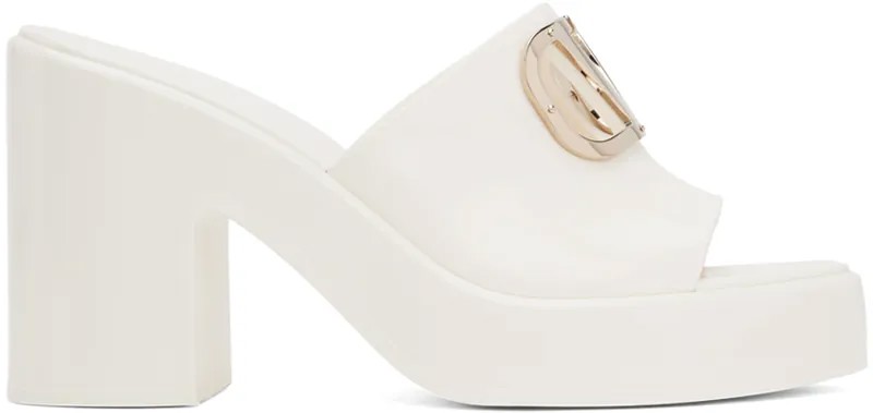 Off-White босоножки на каблуке с логотипом Valentino Garavani
