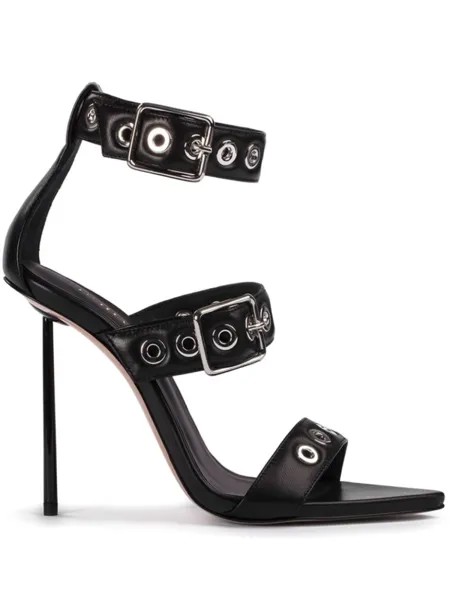 Le Silla босоножки Courtney с люверсами, черный