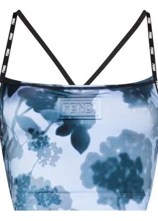 Fendi спортивный бюстгальтер Shady Flowers