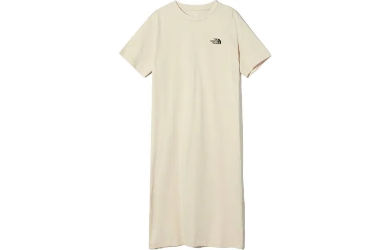 Платье с короткими рукавами женское, цвет Off White The North Face