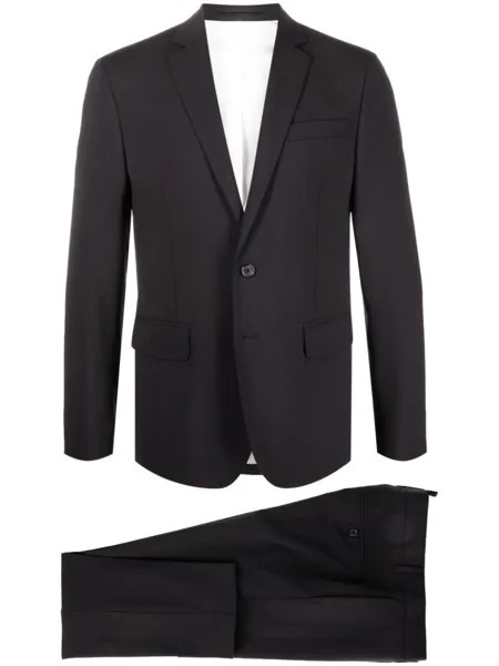 Dsquared2 костюм с однобортным пиджаком, черный