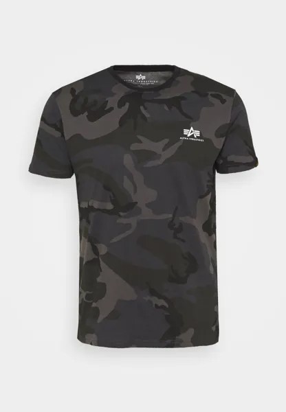 Футболка с принтом Alpha Industries, черный
