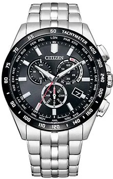 Японские наручные  мужские часы Citizen CB5874-90E. Коллекция Radio Controlled