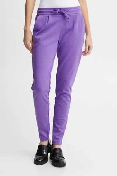 Спортивные брюки ICHI Stoff, фиолетовый