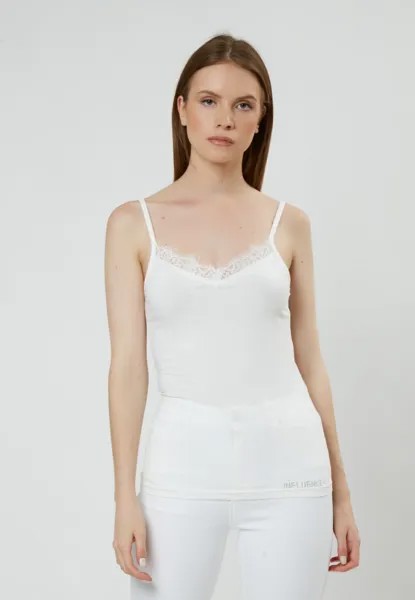 Топ INFLUENCER, цвет white