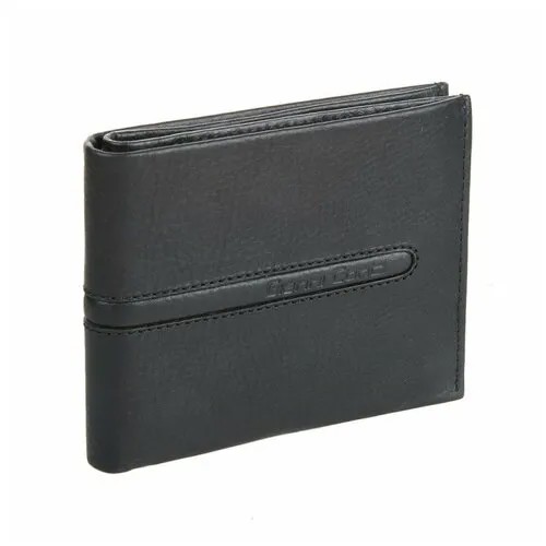 Мужское кожаное портмоне Gianni Conti 587448 black-grey