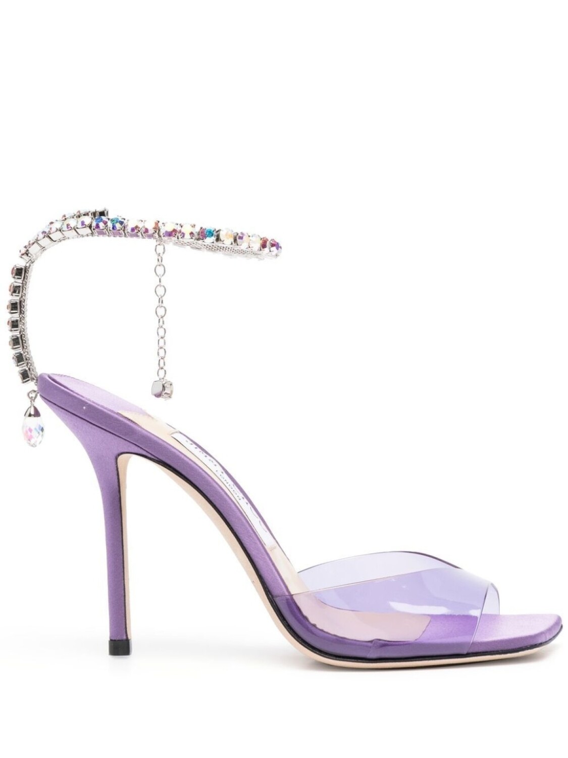 Jimmy Choo босоножки Saeda 100, фиолетовый