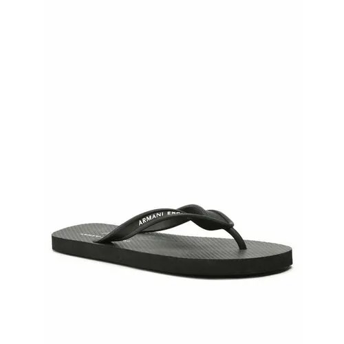 Шлепанцы Armani Exchange, размер EU 41, черный