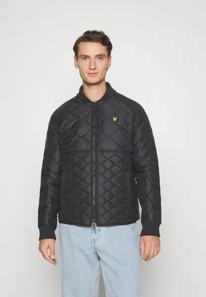 Ветровка Lyle & Scott СТЕГАНЫЙ, цвет black ice