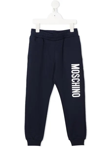 Moschino Kids спортивные брюки с логотипом
