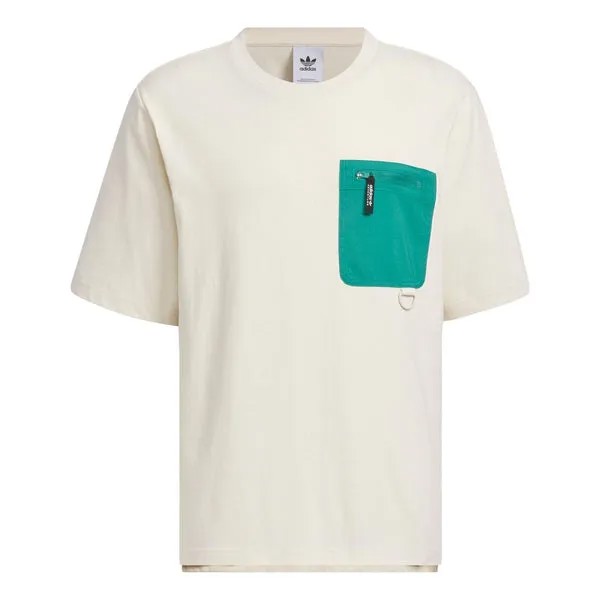 Футболка adidas originals Adventure Pocket T-shirt 'Beige', бежевый