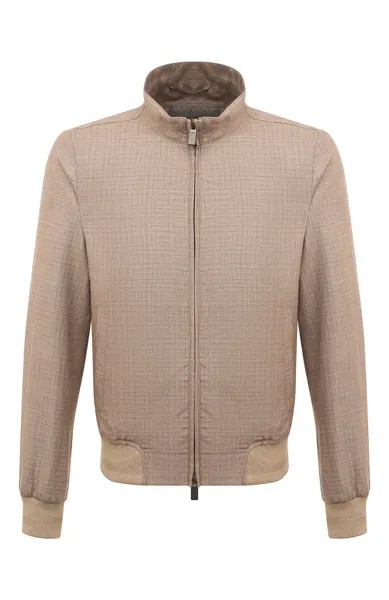 Бомбер изо льна и шерсти Canali