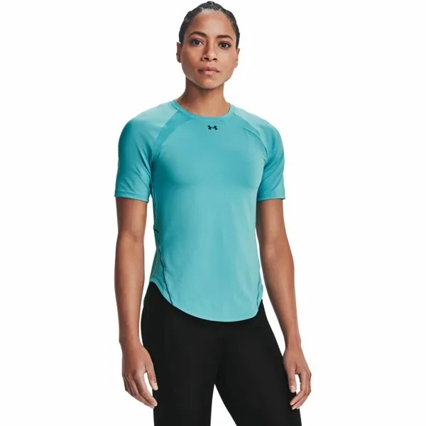 Футболка Under Armour CoolSwitch, женская синяя спортивная одежда, верхняя футболка для спортивной одежды