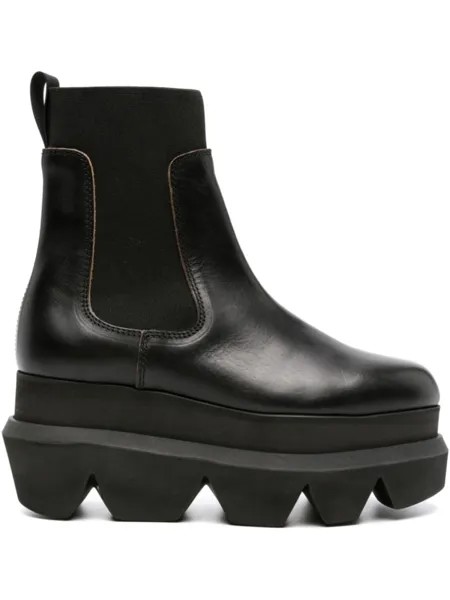 Sacai ботинки челси на платформе, черный