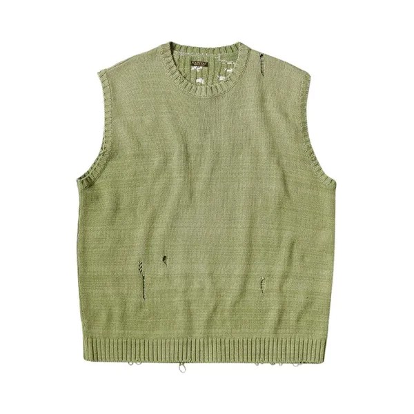 Жилет Kapital Knit Bone Vest, коричневый