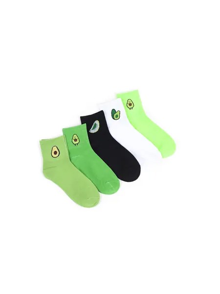 Комплект носков женских S-Family S-W11-2 зеленых 36-41