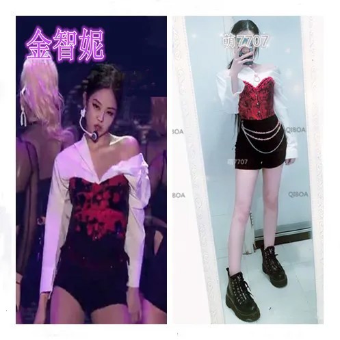 Kpop Seo Yea Ji IU Lee Ji Eun сценическое шоу, Сексуальная рубашка, шорты, комплект из двух предметов, женский корейский летний Повседневный жилет, шорты, комплект из 2 предметов