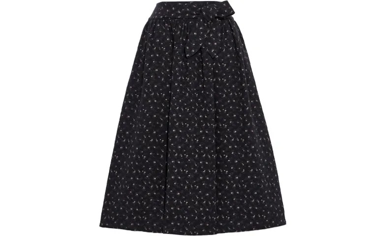 COACH Женская повседневная длинная юбка, цвет Black
