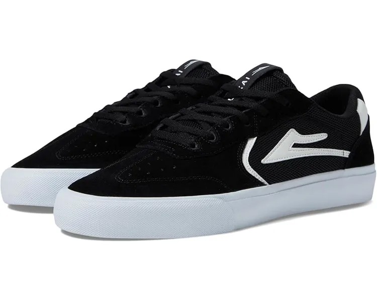 Кроссовки Lakai Atlantic Vulc, цвет Black/White Suede