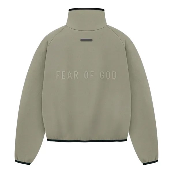 Куртка (WMNS) adidas x Fear of God Athletics Suede Fleece Track Jacket 'Clay', цвет clay