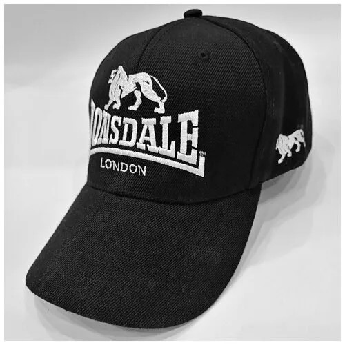 Бейсболка LONSDALE, размер OneSize, черный