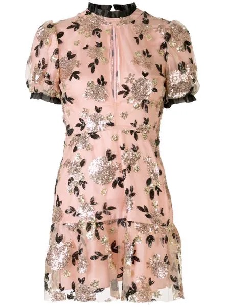 Macgraw платье мини Sparrow с цветочным декором