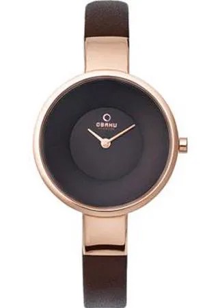 Fashion наручные  женские часы Obaku V149LXVNRN. Коллекция Leather