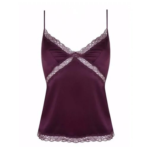 Agent Provocateur Пижамный топ из шелка с кружевной отделкой Gisele