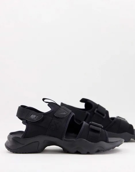 Черные сандалии Nike Canyon-Черный цвет