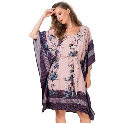 Туника MIA-AMORE Kioto 1665, розовый, вискоза 100% (Размер: 4XL/5XL)