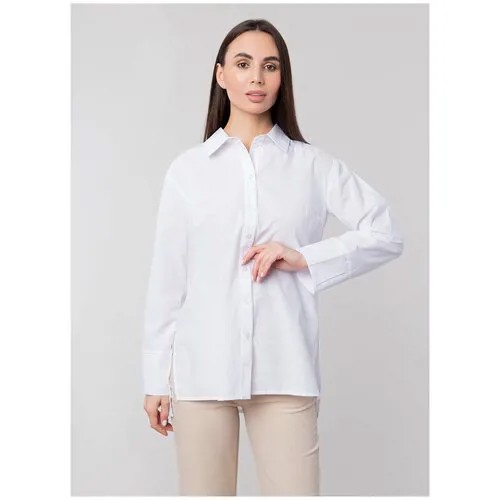 Рубашка женская 01, каляев, размер 44, белый