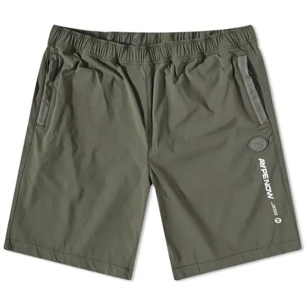 Шорты Aape Now Badge Nylon, серый