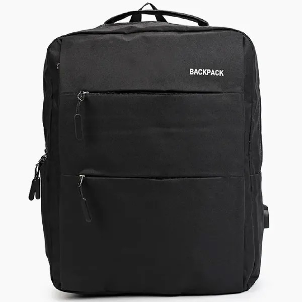 Рюкзак унисекс Rosedena back-46-60417 черный, 43х28х9 см