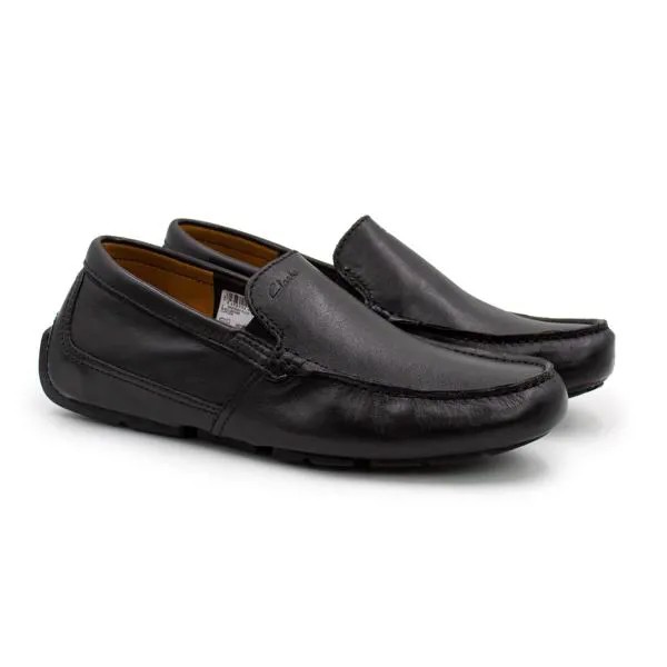 Мужские мокасины Clarks, черные