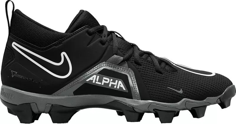 Мужские футбольные бутсы Nike Alpha Menace 3 Shark Mid, черный/серый