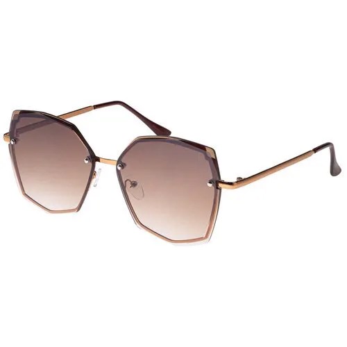 Солнцезащитные очки женские/Очки солнцезащитные женские/Солнечные очки женские/Очки солнечные женские/21kdgann901004c3vr коричневый/Vittorio Richi/Прямоугольные/модные