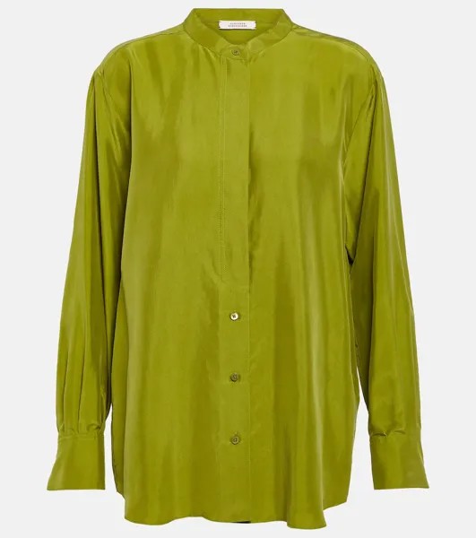 Шелковая блузка Heritage Ease DOROTHEE SCHUMACHER, зеленый