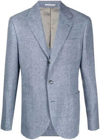 Brunello Cucinelli однобортный пиджак строгого кроя
