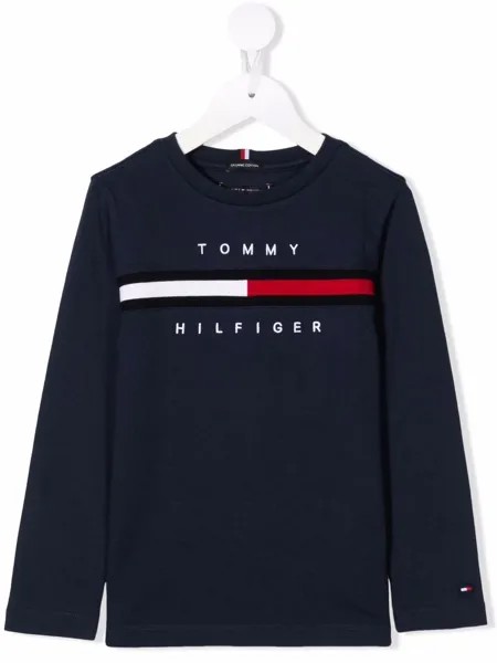 Tommy Hilfiger Junior толстовка с вышитым логотипом