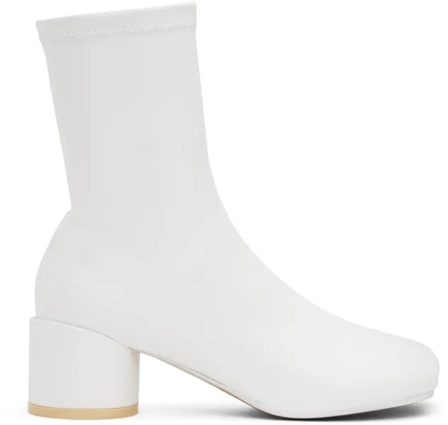 Белые анатомические ботинки MM6 Maison Margiela