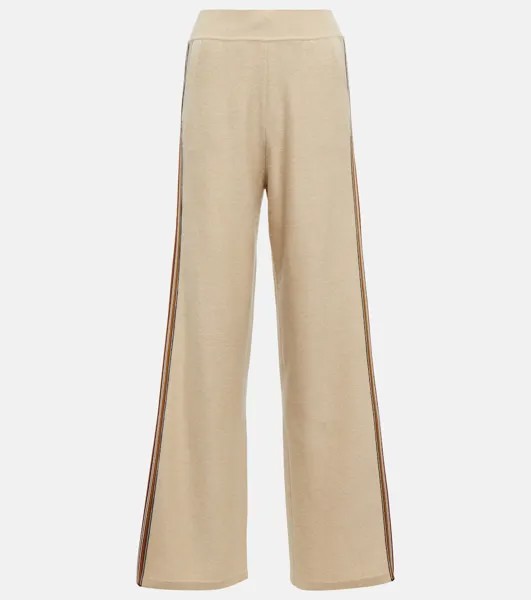 Кашемировые спортивные штаны Loro Piana, бежевый