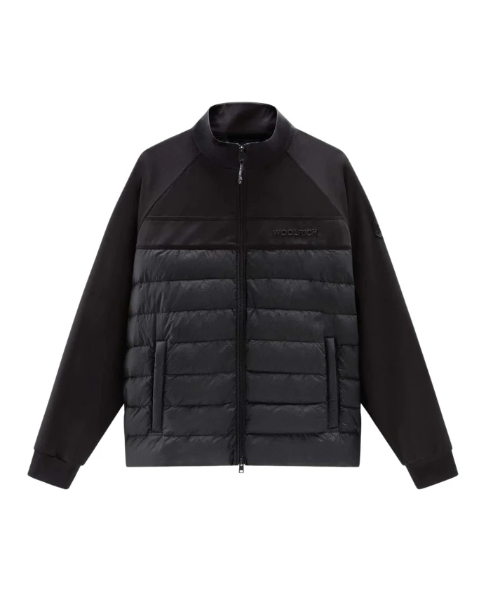 Гибридная куртка из софтшелла Woolrich, черный