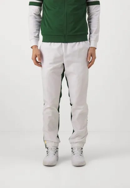 Брюки спортивные Trousers Tc Lacoste, цвет white/green