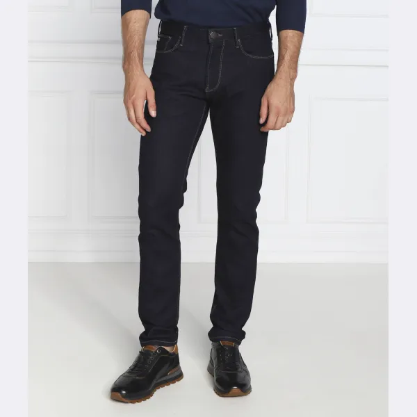 Джинсы узкого кроя j06 Emporio Armani, черный