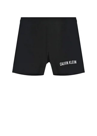 Черные шорты из трикотажа Calvin Klein детские